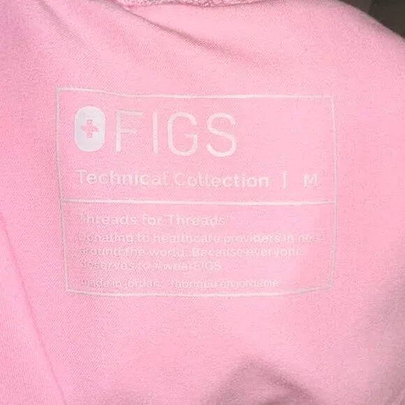 FIGS Fight Club Pink Scrub Set Rare Discontinued Color Size Small - Picture 10 of 10